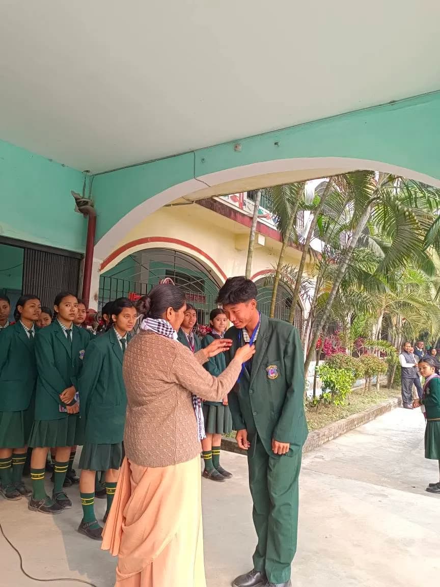 Students at Jesus Mary School